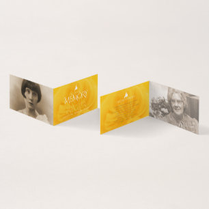 Funeral in loving memory yellow rose poem card