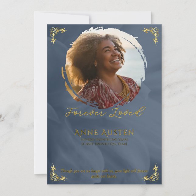 Funeral Invitation Card (Front)