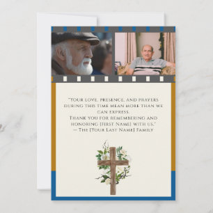 Funeral Invitation Card – Celebration of Life