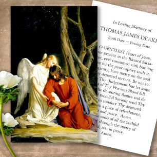 Funeral Loss Angel Comfort Prayer Sympathy Cards