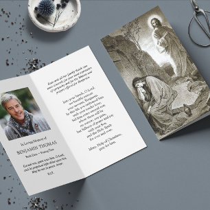 Funeral Loss Jesus & Mary Prayer Sympathy Cards