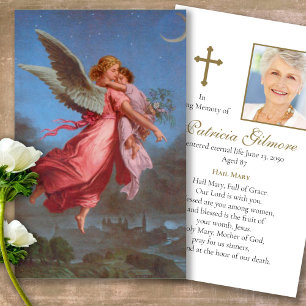 Funeral Loss Lords Angels Prayer Sympathy Cards
