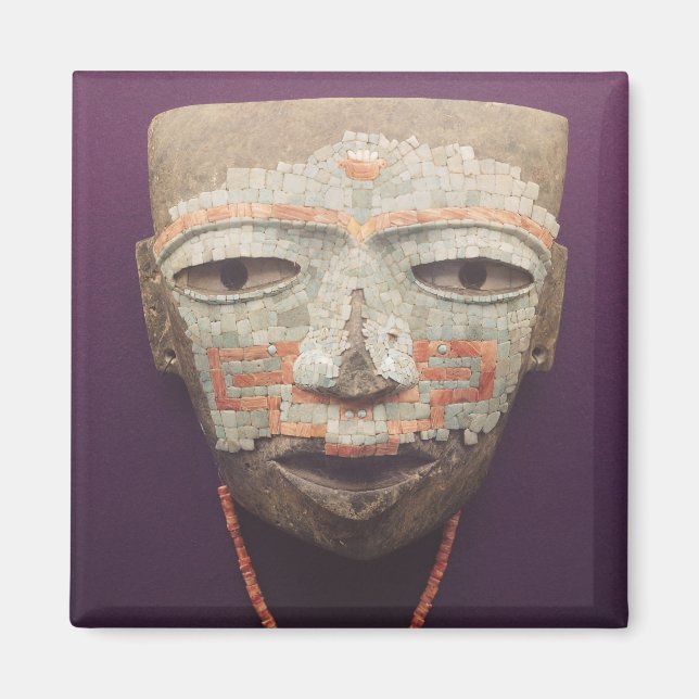 Funeral mask from Teotihuacan Magnet (Front)