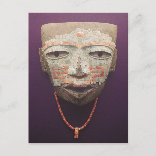 Funeral mask from Teotihuacan Postcard (Front)