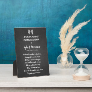 Funeral Memorial Chalk Blackboard Effect Dear Ones Plaque
