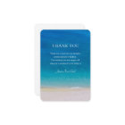 Funeral Ocean Thank You Note Card