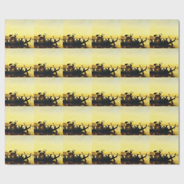 Funeral of a Mommy on the Nile by Frederick Arthur Wrapping Paper (Flat)