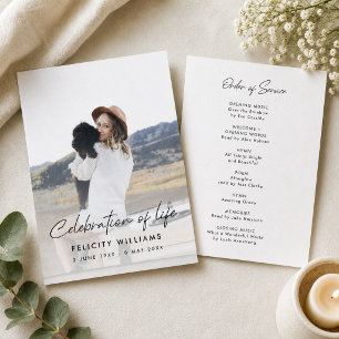 Funeral Order of Service Celebration of Life Programme
