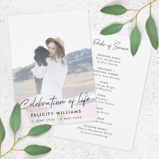 Funeral Order of Service | Celebration of Life Programme (Creator Uploaded)