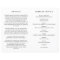 Funeral Order of Service, Floral Memorial Program