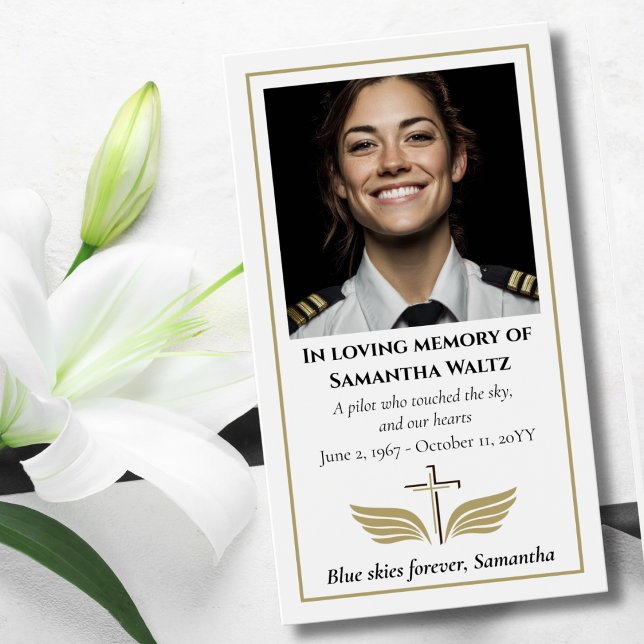 Funeral Photo Prayer for Pilot Modern Aviation (Creator Uploaded)