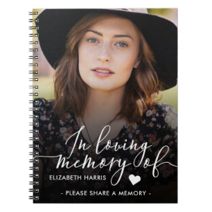 Funeral Photo Share A Memory Notebook