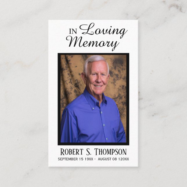 Funeral Prayer Thank You Card (Front)