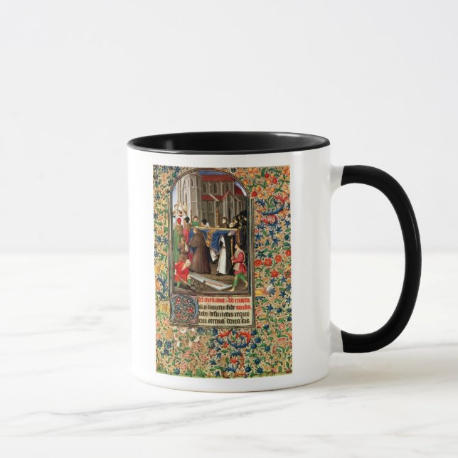 Funeral procession with grave-diggers mug (Right)