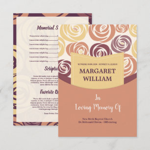 Funeral Program Card