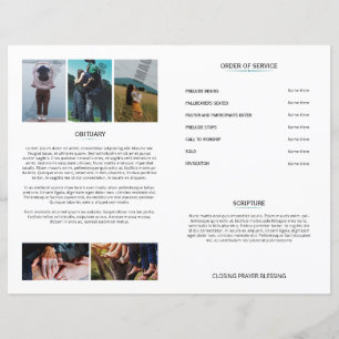Funeral Program Template