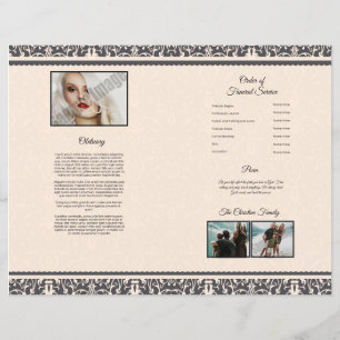 Funeral Program Template,