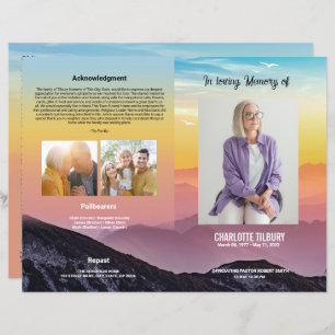 Funeral Program Template