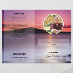 Funeral Program Template