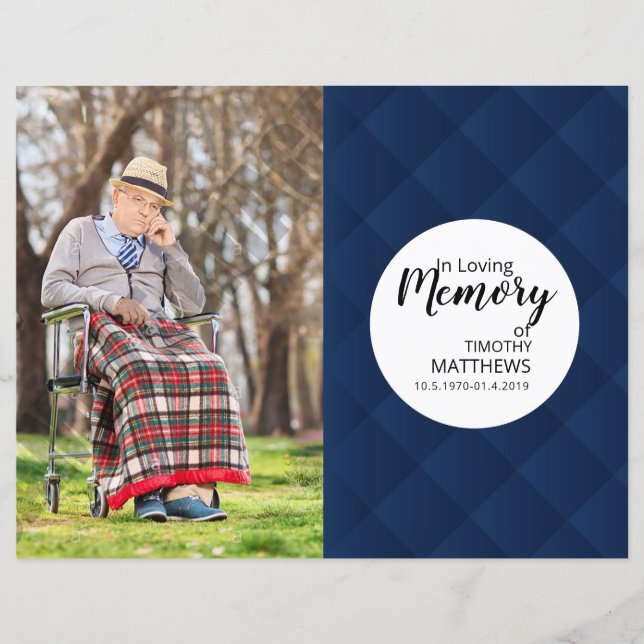 Funeral Program Template (Front)