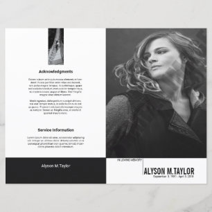 Funeral Program Template
