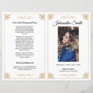 Funeral Program Template