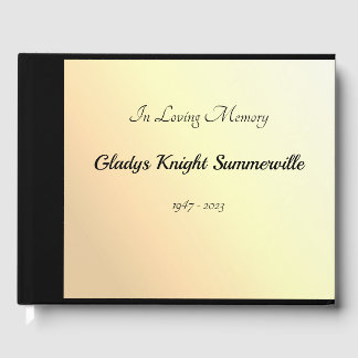 Funeral Service Guestbook | Eternal Sunset