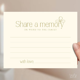 Funeral Service Share a memory Fairy Sympathy Card
