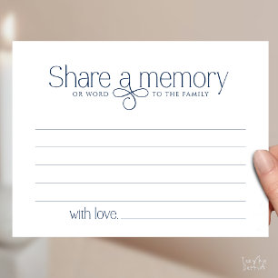 Funeral Service Share a memory Fairy Sympathy Card