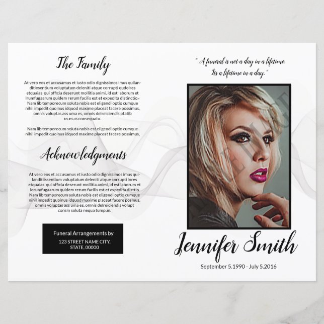 Funeral Template (Front)