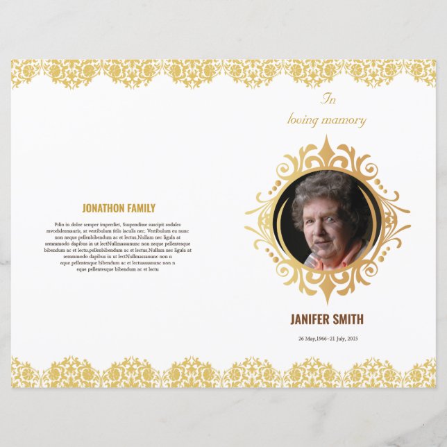 Funeral Template (Front)