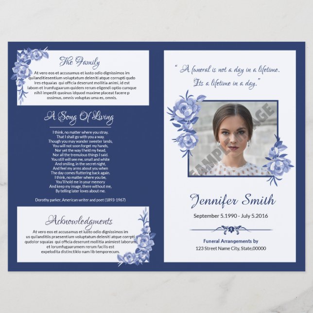 Funeral Template (Front)