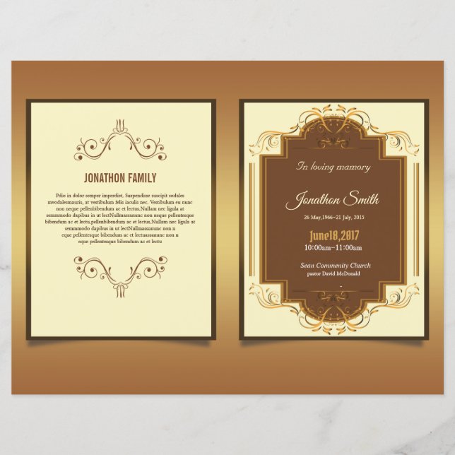 Funeral Template (Front)