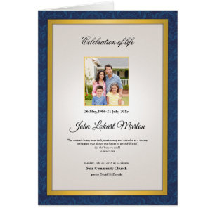 Funeral Template Brochure