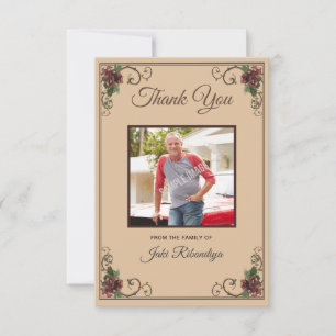 Funeral Thank You Card