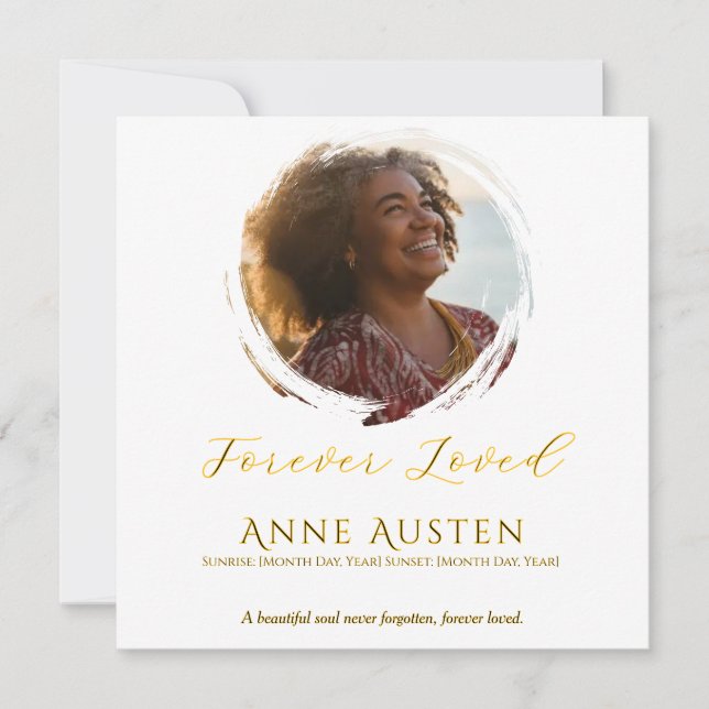 Funeral Thank You Card (Front)