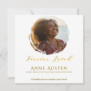 Funeral Thank You Card