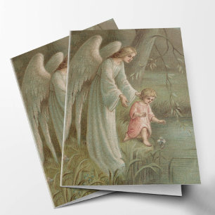 Funeral Thank You Cards Angel of Heaven 04