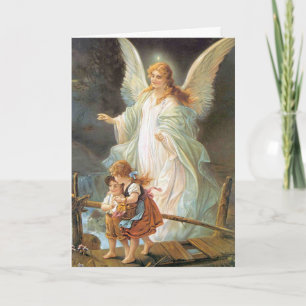 Funeral Thank You Cards Angel Prayer 04