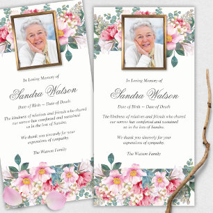 Funeral Thank You Cards Fragrant Garden 1