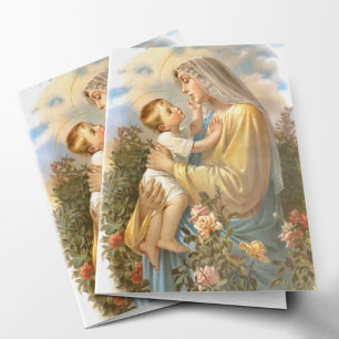 Funeral Thank You Cards Good & Gentle Mother 01