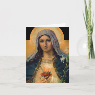 Funeral Thank You Cards Immaculate Heart Mary 4