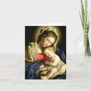 Funeral Thank You Cards Madonna & Child 2
