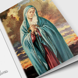 Funeral Thank You Cards   Our Lady Mother Mary 1