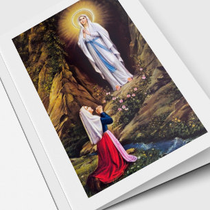 Funeral Thank You Cards Our Lady of Lourdes