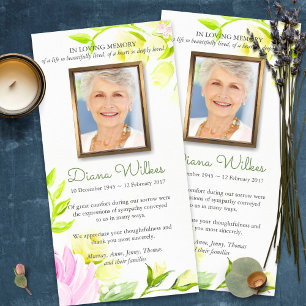 Funeral Thank You Cards   Pastel Roses 1