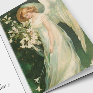 Funeral Thank You Cards   Vintage Angel