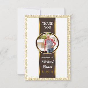 Funeral Thank You Photo Card
