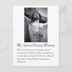 Funeral Wedding Special Memory Card