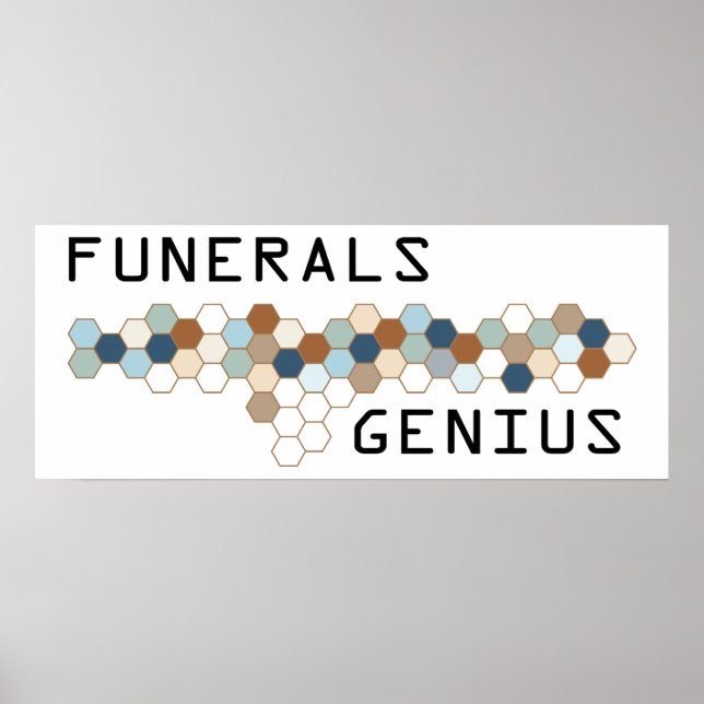 Funerals Genius Poster (Front)